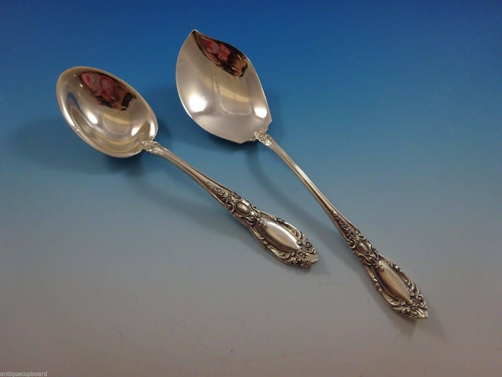 King Richard by Towle Sterling Silver Flatware Service Set of 24 For Sale 1
