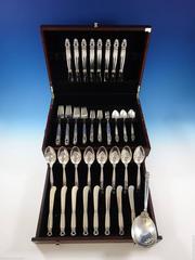 Acorn by Georg Jensen Sterling Silver Flatware Set for Eight Dinner