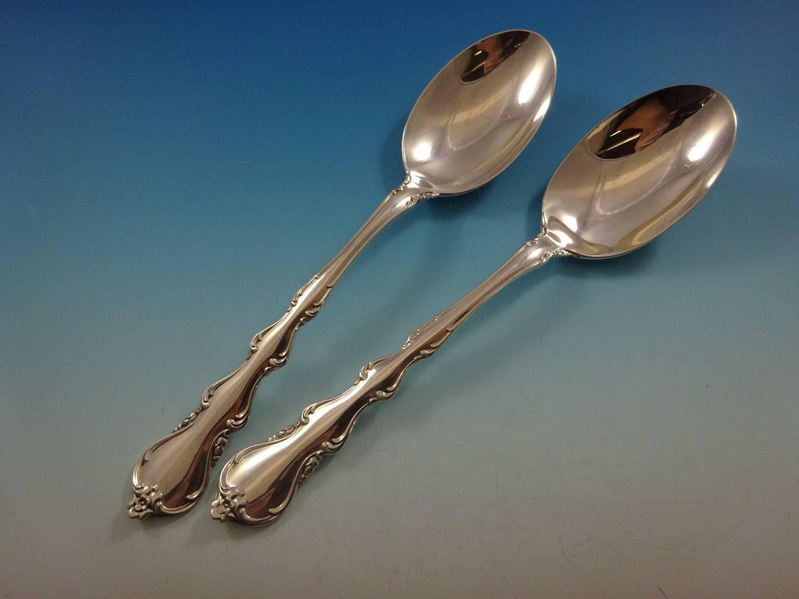 20th Century Angelique by International Sterling Silver Flatware Set 24 Service Lunch Huge! For Sale