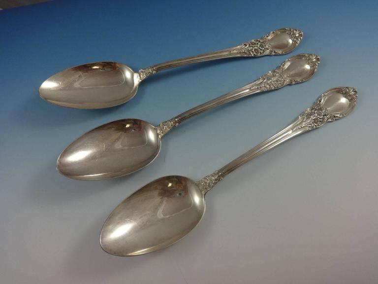 American by Lunt Sterling Silver Flatware Set of Eight Service Lunch 47