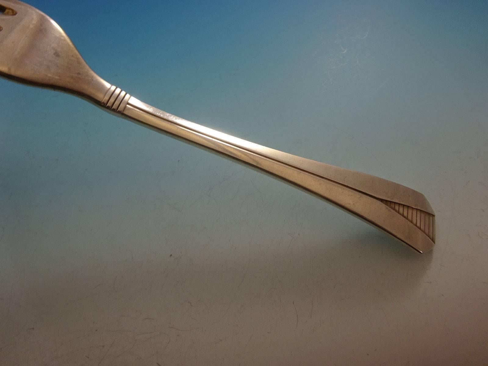 20th Century Atlantide by Christofle Silverplate Flatware Set Service 33 Pieces France Dinner