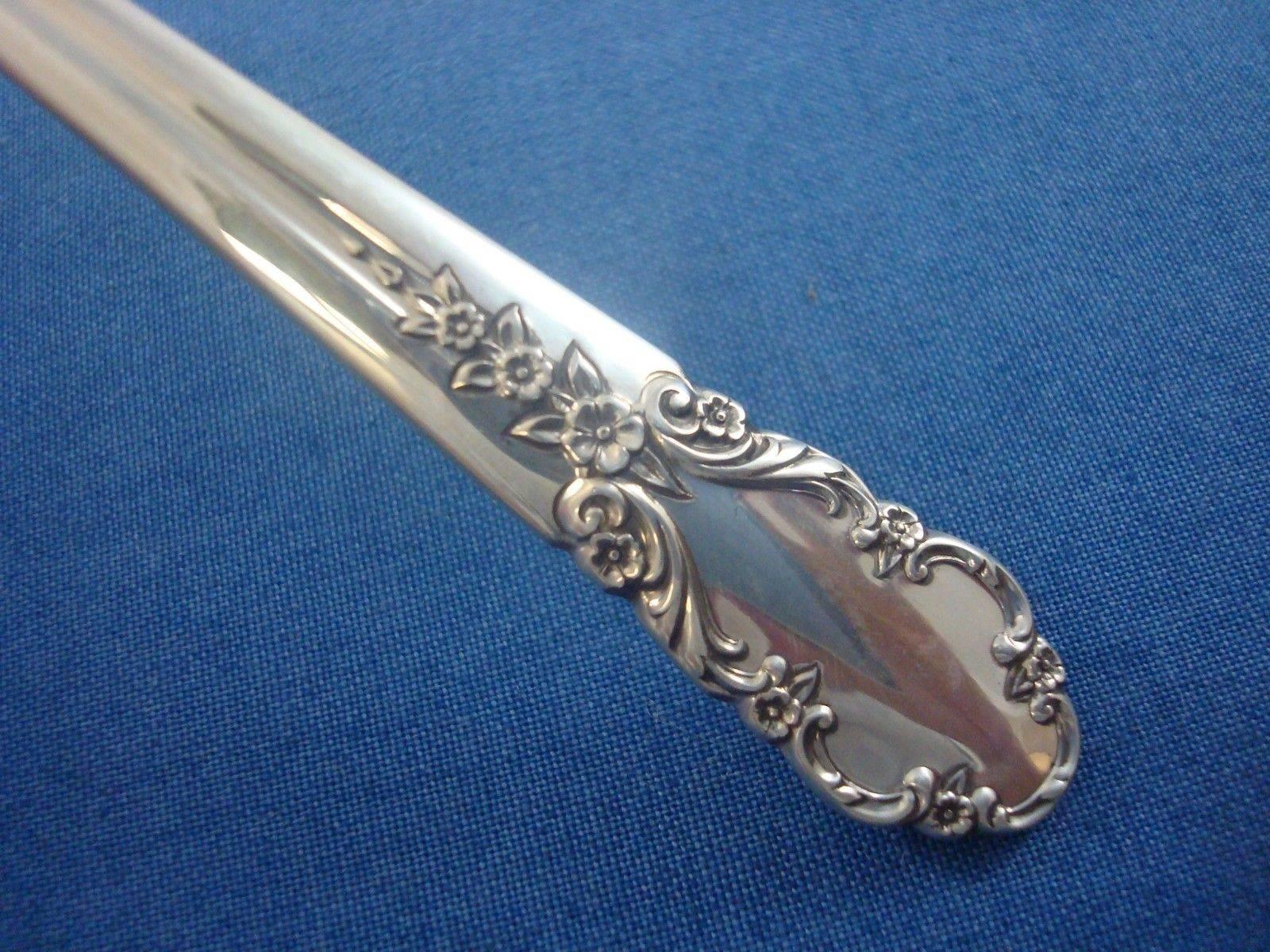 Argento 925 Velo da sposa di International Sterling Set di posate 12 Servizio 77 Pezzi in vendita