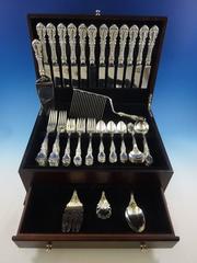 Burgundy by Reed & Barton Sterling Silver Flatware Set 12 Service Dinner 65 Pcs