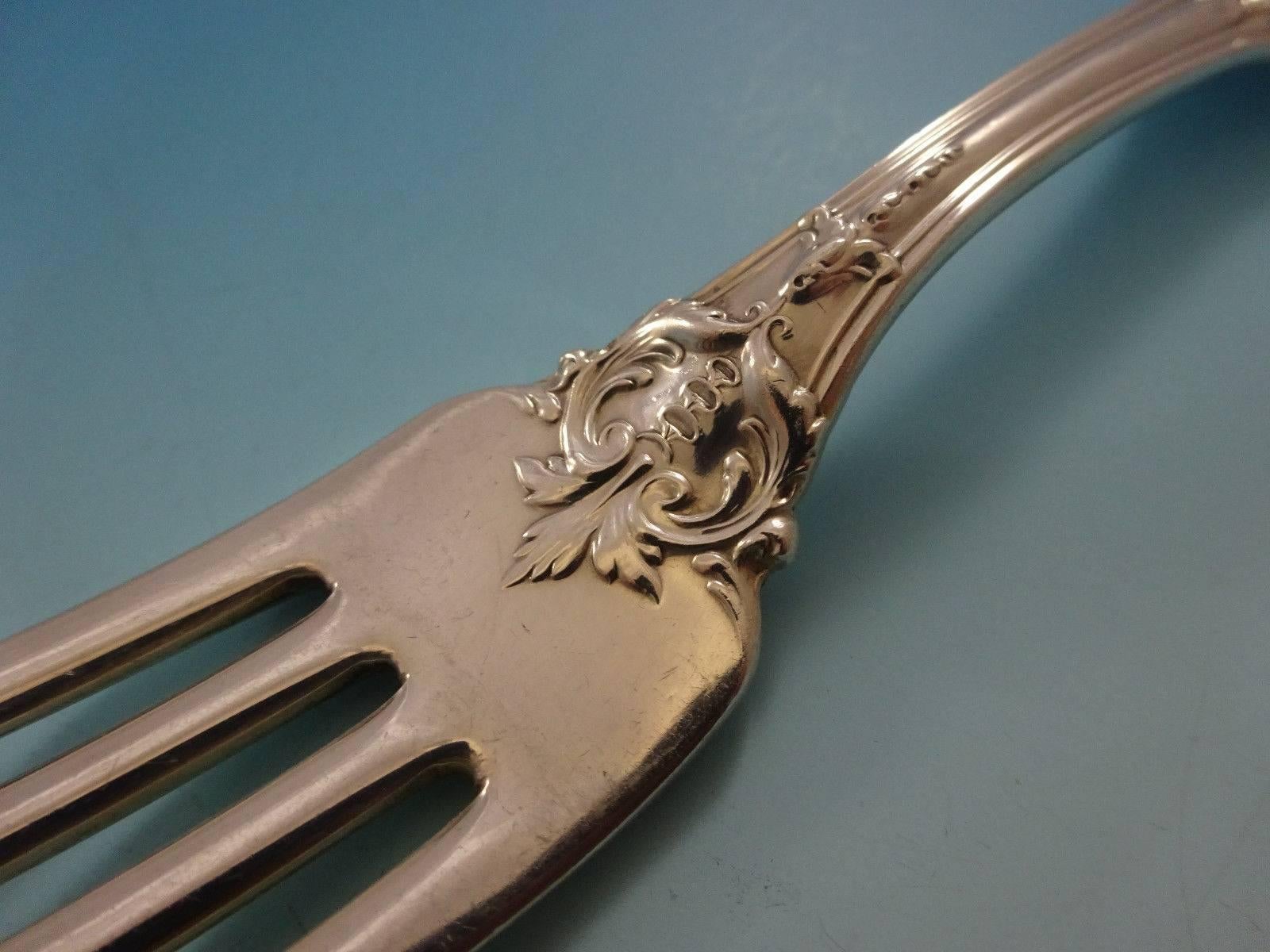 Argent sterling Ensemble de couverts en argent sterling 12 services déjeuner 60 pièces Bourgogne par Reed &amp; Barton en vente