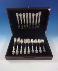 Burgundy by Reed & Barton Sterling Silver Flatware Set 8 Service Lunch 33 Piece