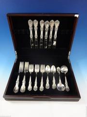 Burgundy by Reed and Barton Sterling Silver Flatware Set 6 Service Dinner 30 Pcs