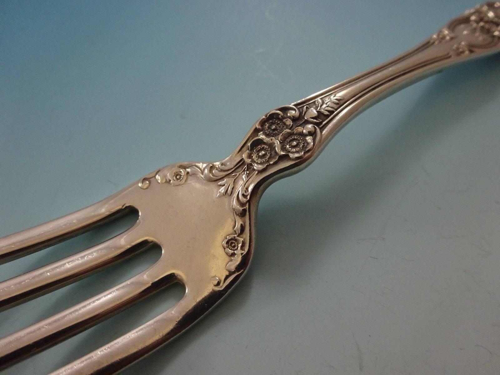 19th Century Buttercup by Gorham Sterling Silver Flatware Set 12 Service Lunch 48 Pieces For Sale
