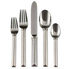 Capri by Ricci Stainless Steel Flateware Set 12 Service Dinner New 65 Pieces