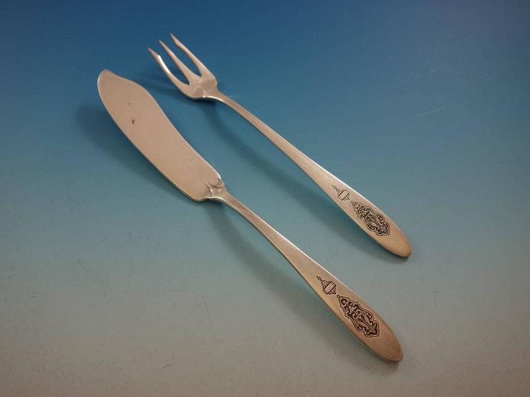 Bird of Paradise by Community Silver Plate Flatware Set for 12 Service 80 Pieces at 1stDibs
