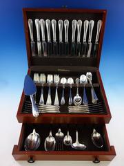 Flemish by Tiffany & Co Sterling Silver Flatware Set 12 Service 91 Pc Monogram K