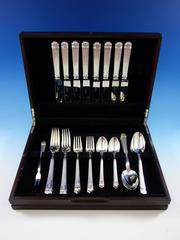 Aria by Christofle France Silver Plated Flatware Set for Eight Service 41 Pcs