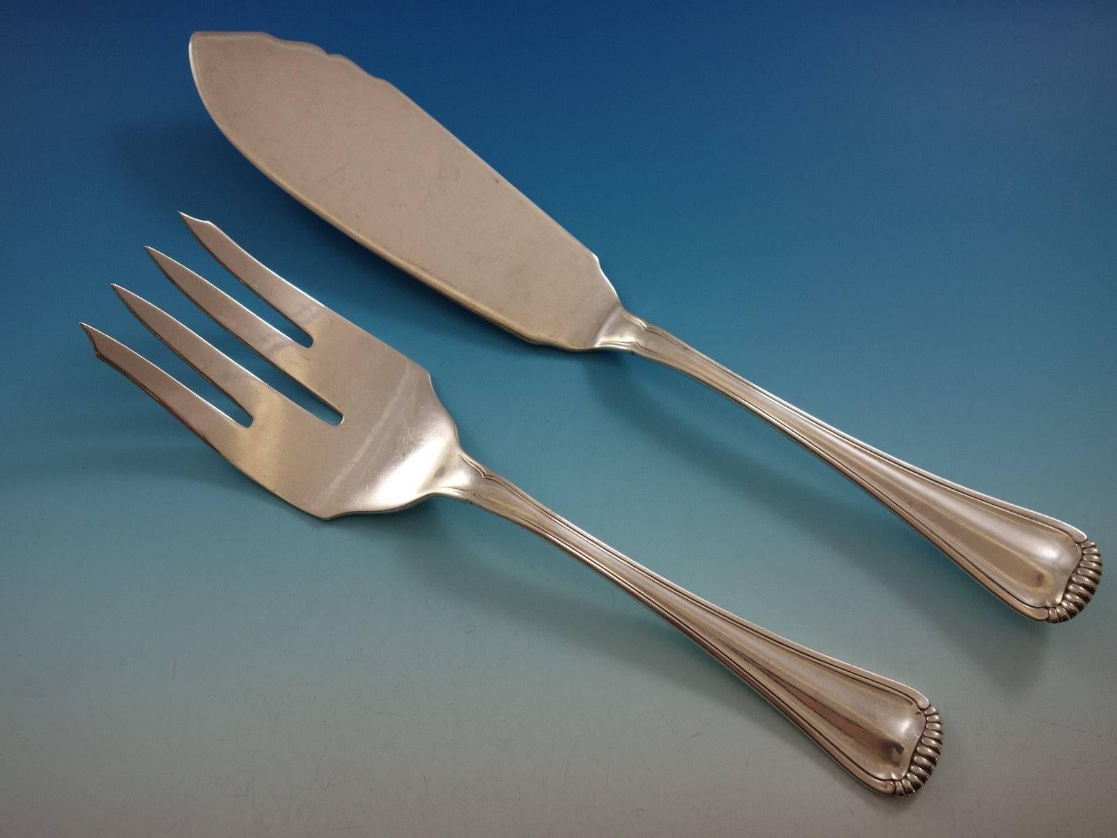 Service de couverts en argent 800 Milano Aka Baguette by Ricci 152 pièces en vente 4