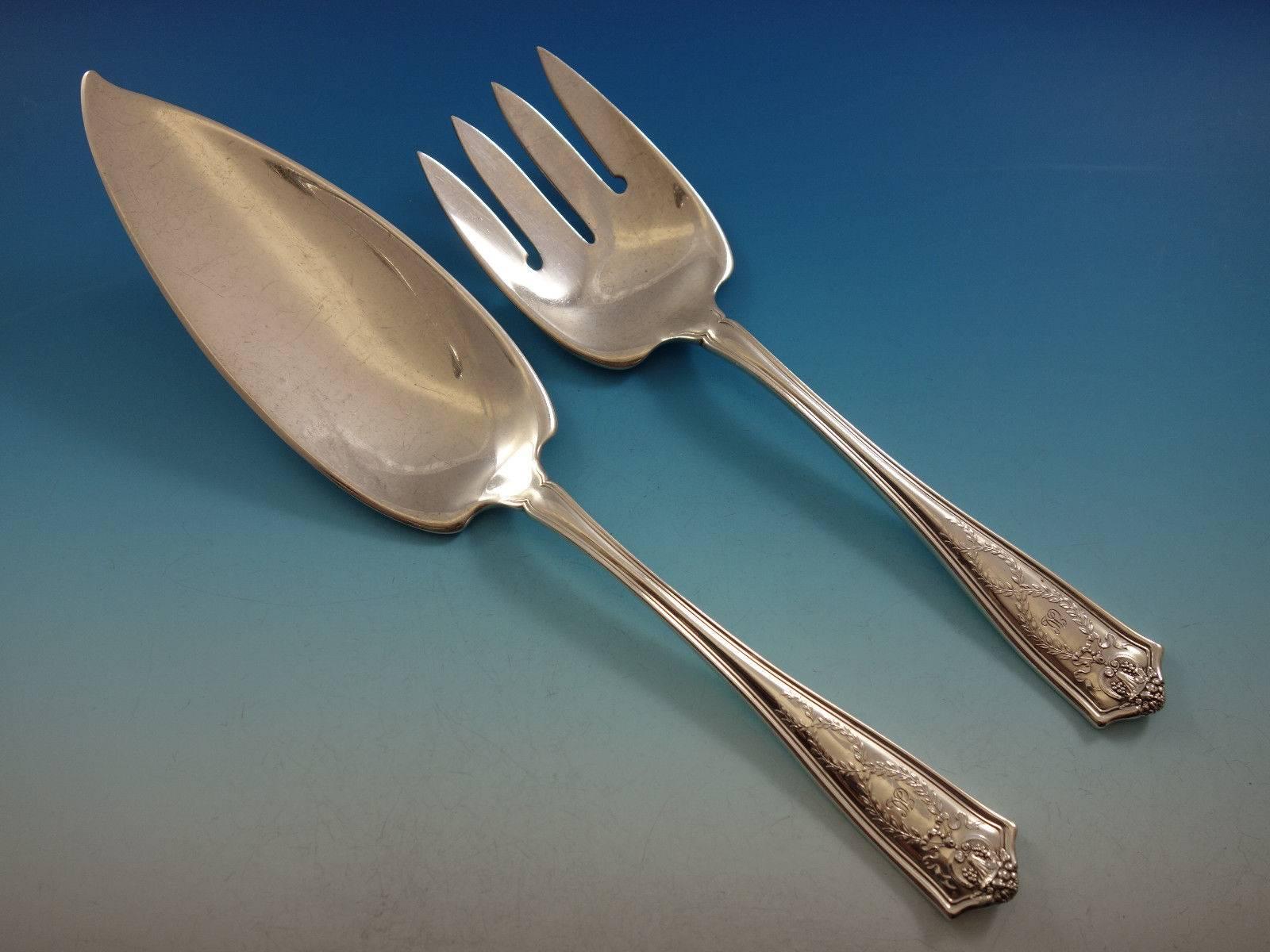 Winthrop by Tiffany & Co. Sterling Silver Flatware Set 12 Service 211 Pieces In Excellent Condition In Big Bend, WI