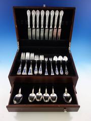 Champlain by Frank Whiting Sterling Silver Flatware Set for 8 Service 50 Pcs Din