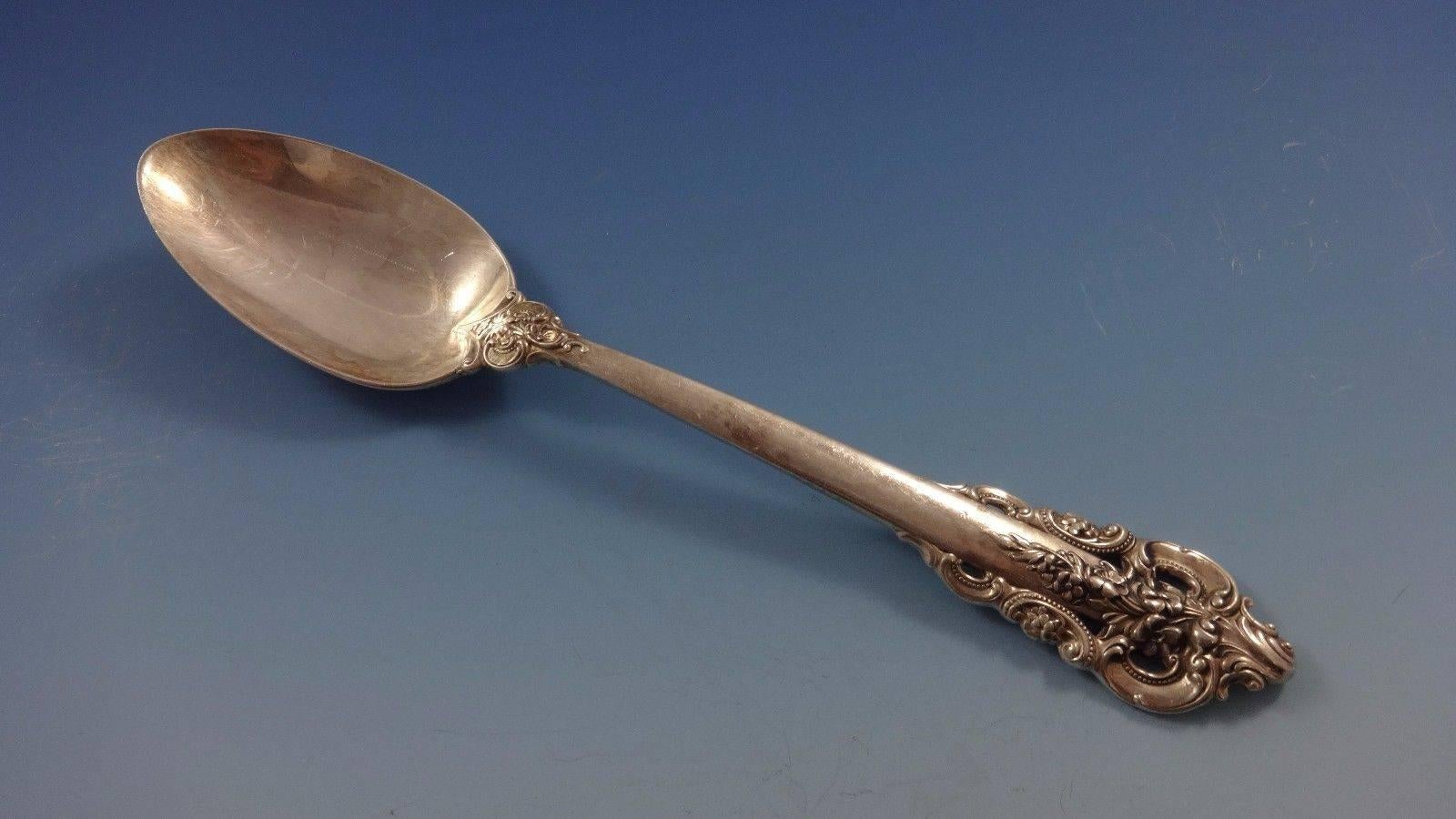 Argent sterling Ensemble de couverts en argent sterling Grande Baroque de Wallace, service 24 personnes, 100 pièces en vente
