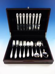 Old Mirror by Towle Sterling Silver Flatware Set for Eight Service 41 Pieces