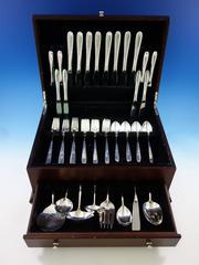 Autumn Leaves by Reed and Barton Sterling Silver Flatware Set 8 Service 50 Pcs