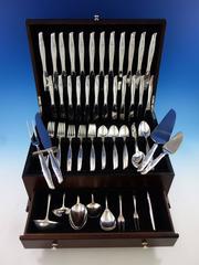 Sea Rose von Gorham Sterlingsilber-Besteck Set 12 Service Luncheon 84-teilig