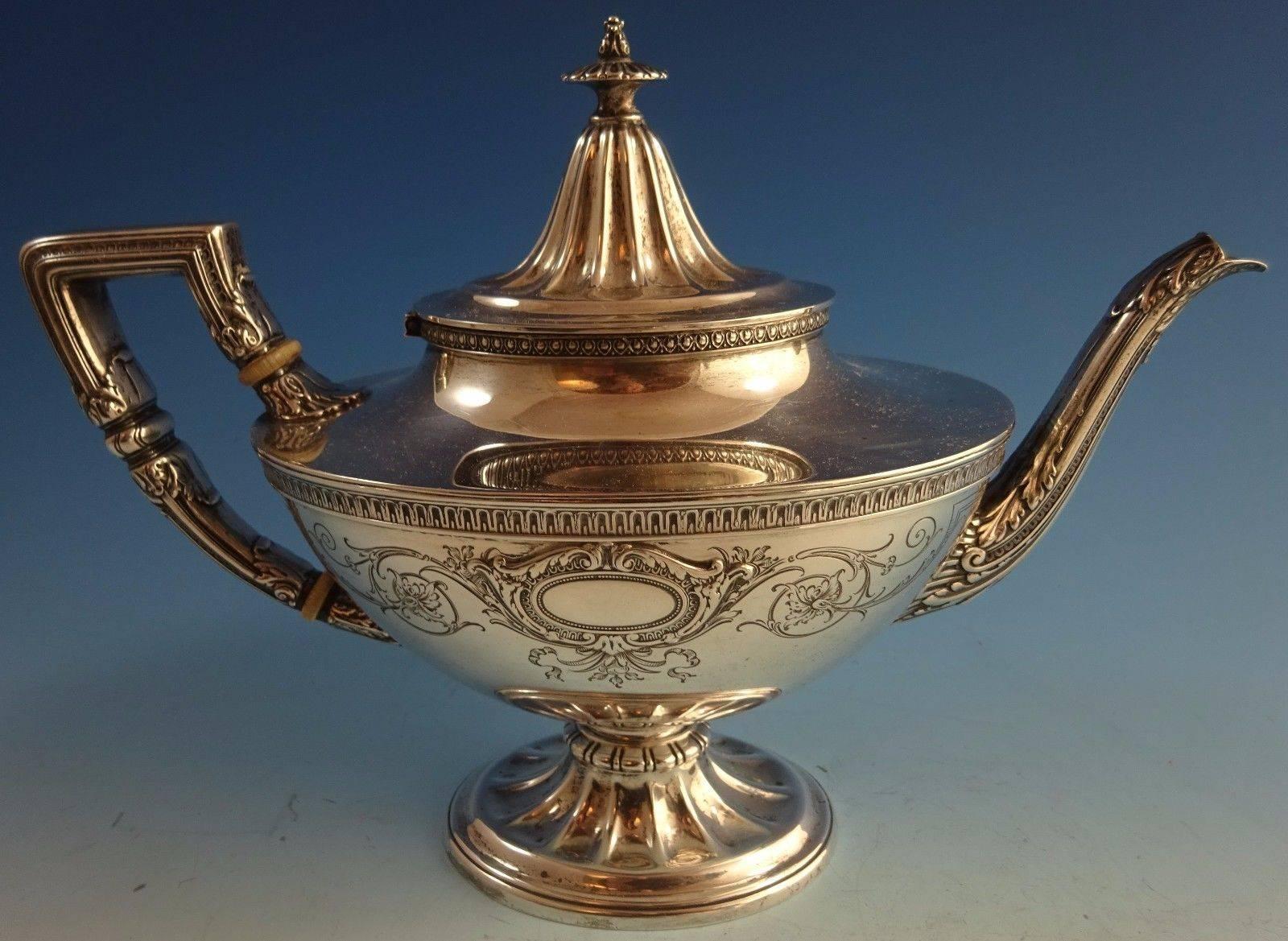 stw bavaria germany gold tea set