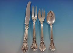 Chantilly by Gorham Sterling Silver Flatware Set 12 Service Luncheon, 63 Pieces