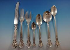 Chantilly by Gorham Sterling Silver Flatware Set 12 Service Luncheon, 110 Pieces