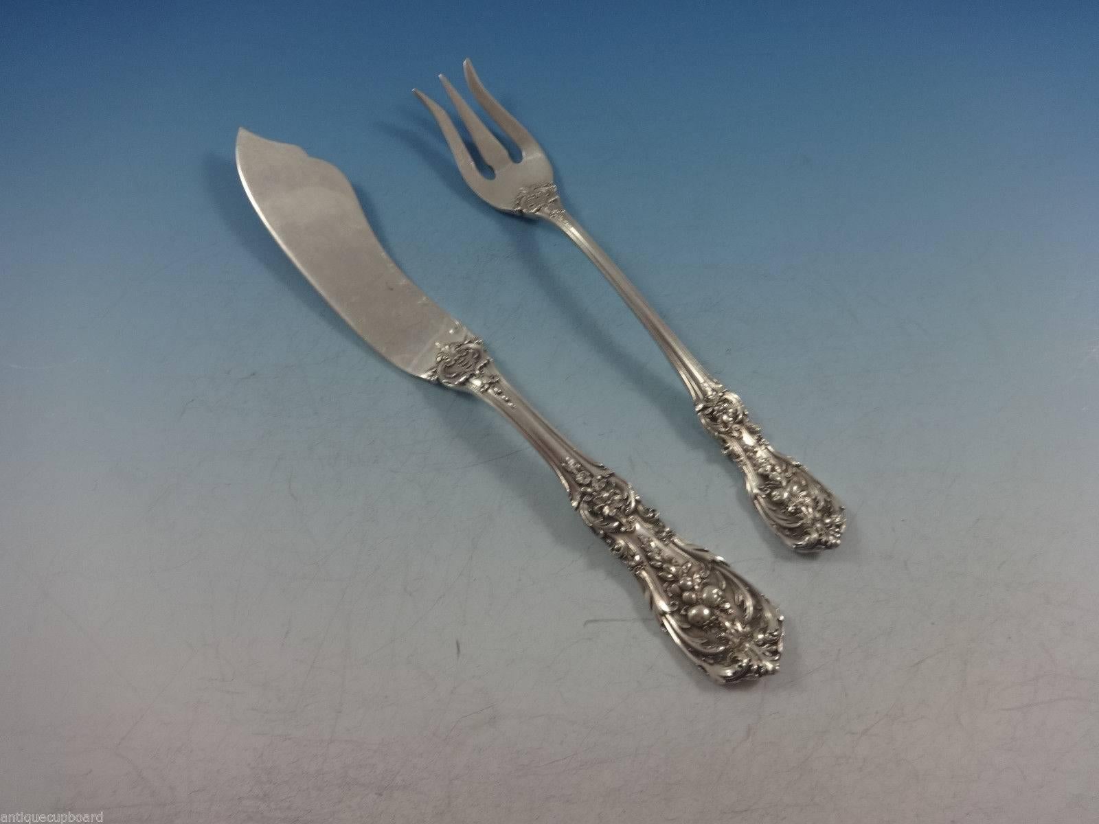 20th Century Francis I Old by Reed & Barton Sterling Silver Flatware Set 8 Service Luncheon