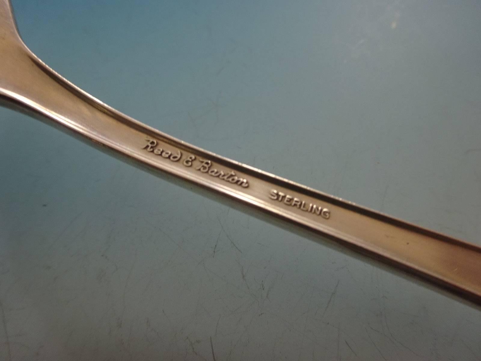 Ensemble de couverts en argent sterling 12 services 63 pièces Dancing Flowers par Reed & Barton en vente 4