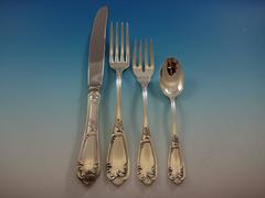 Venezia by Wallace Italy Sterling Silver Flatware Set Service 20 Pieces Dinner