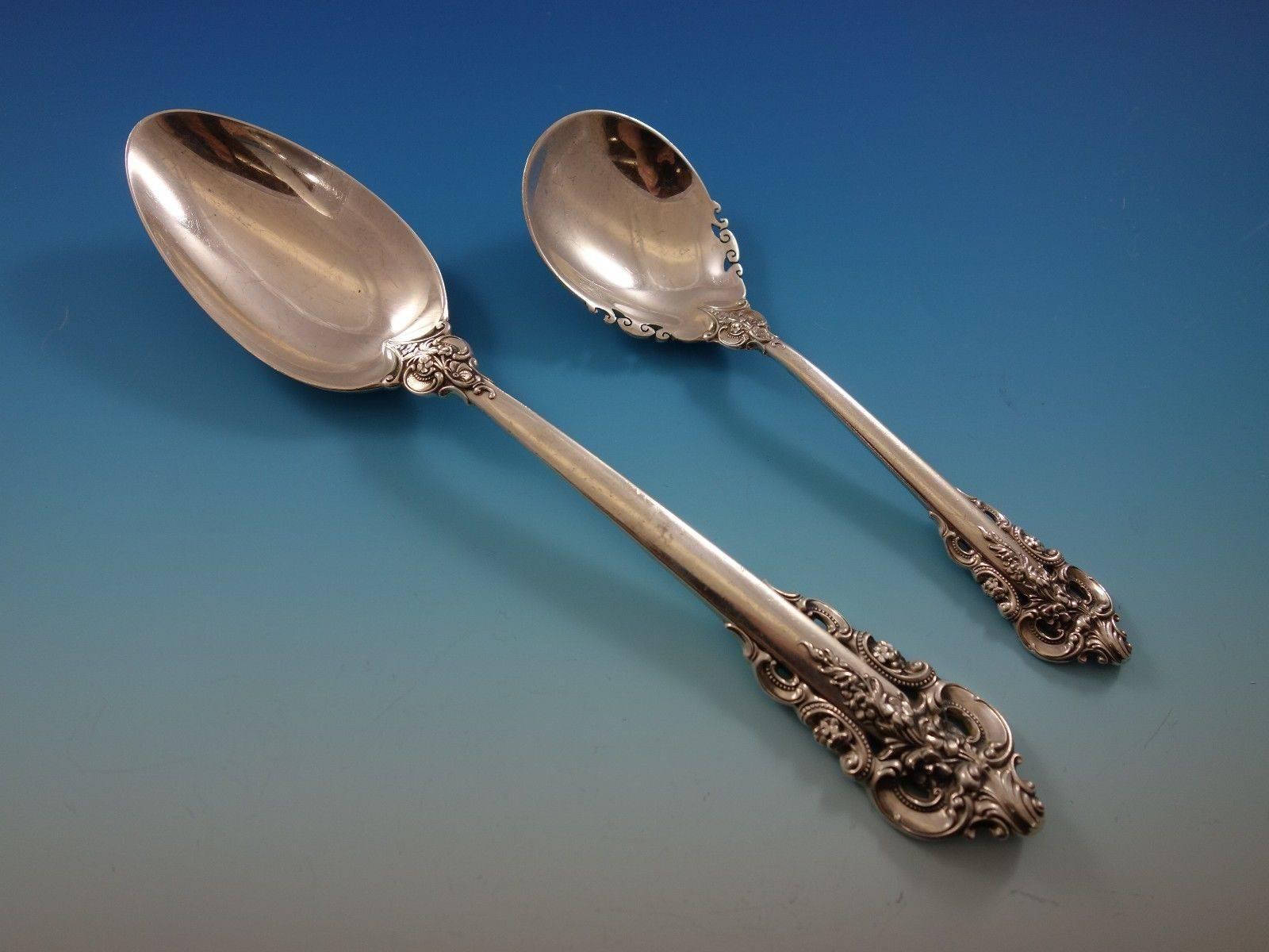 Service de couverts en argent sterling Grande Baroque de Wallace, 203 pièces en vente 4