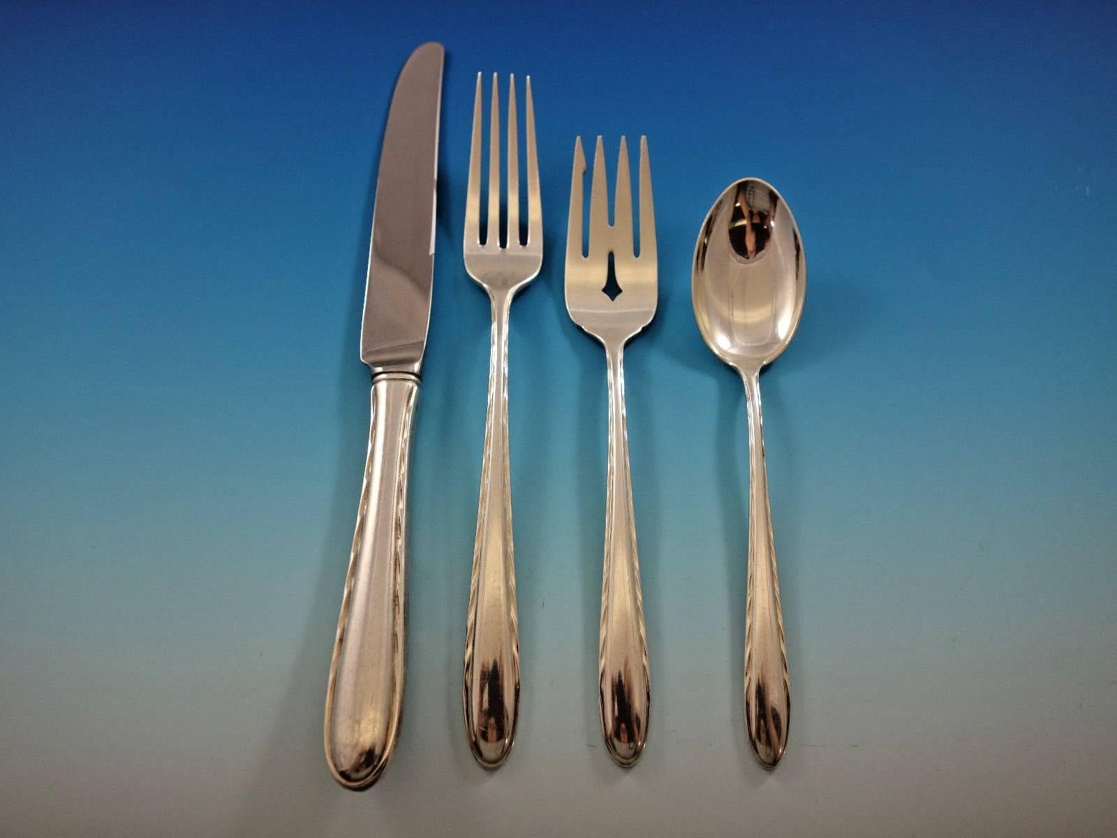 towle silver flutes sterling flatware