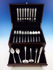 Dancing Flowers by Reed and Barton Sterling Silver Flatware Set Service 38 Pcs