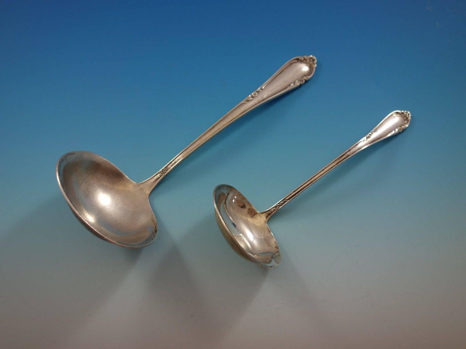 Set di posate Dancing Flowers di Reed & Barton in argento Sterling Servizio 38 pezzi in vendita 1