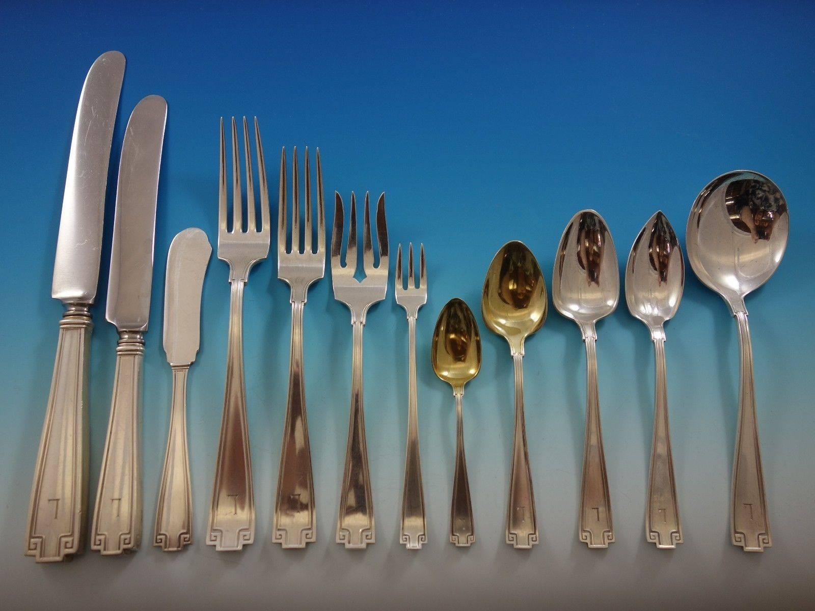 gorham etruscan sterling silver flatware set