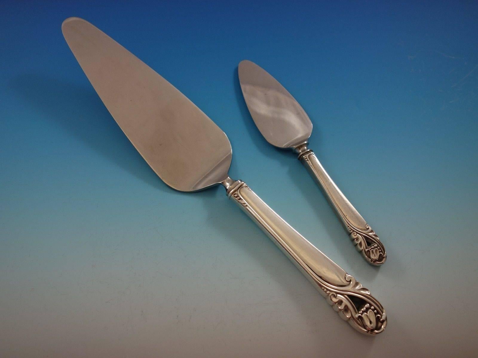Ensemble de couverts en argent sterling Spring Glory par International pour 12 personnes, 80 pièces en vente 1