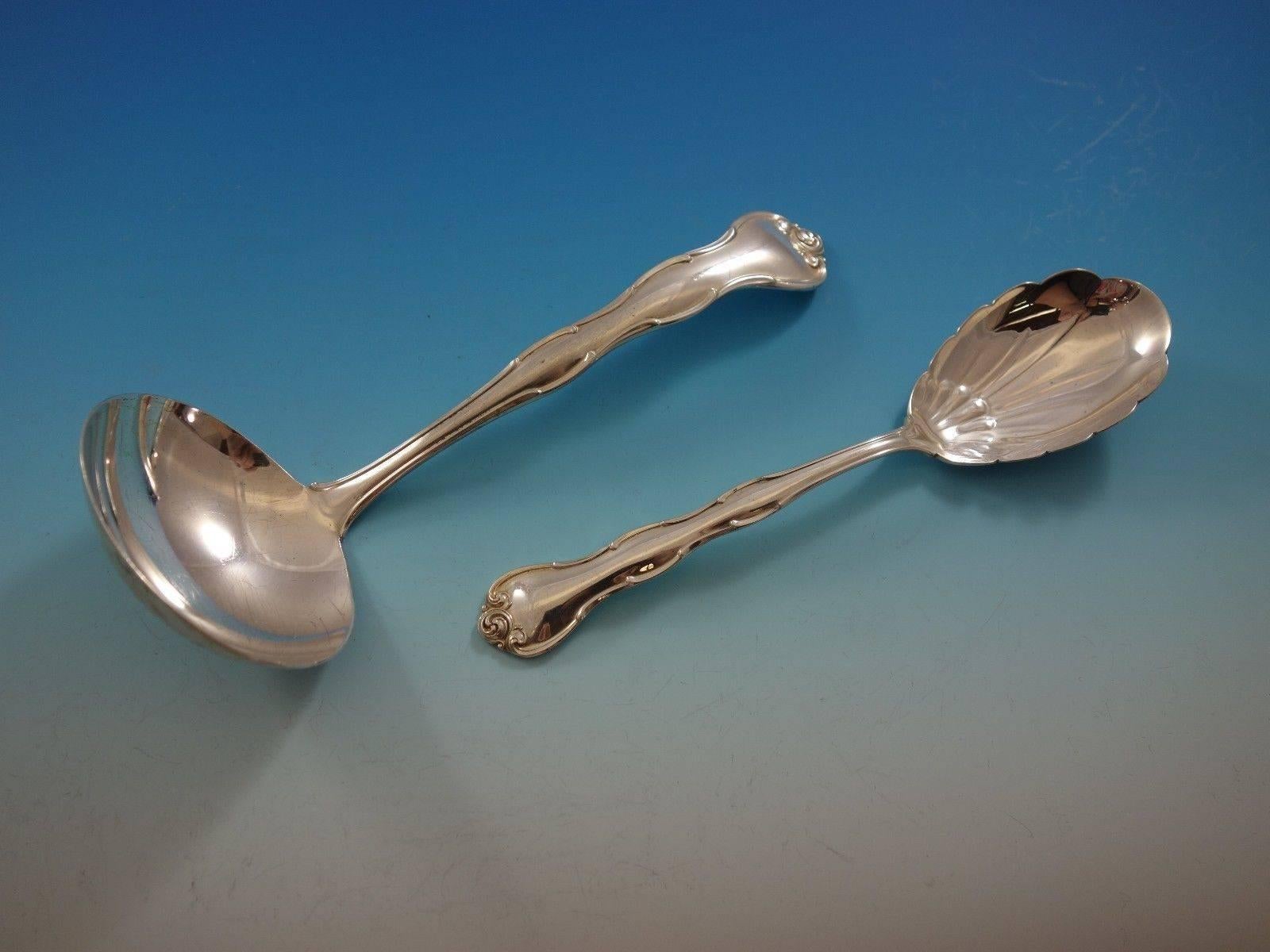 Juego de Cubiertos de Plata de Ley Rondo by Gorham para Almuerzo de 12 Servicios, 81 Piezas en venta 1