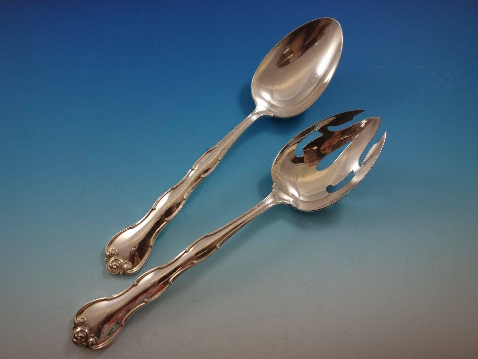 Juego de Cubiertos de Plata de Ley Rondo by Gorham para Almuerzo de 12 Servicios, 81 Piezas en venta 3