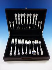 Chateau Rose by Alvin Sterling Silver Flatware Set for Eight Service 48 Pieces