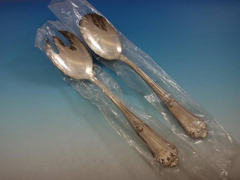 Floreal by Zaramella Italy Sterling Silver Flatware Set 8 Dinner Size