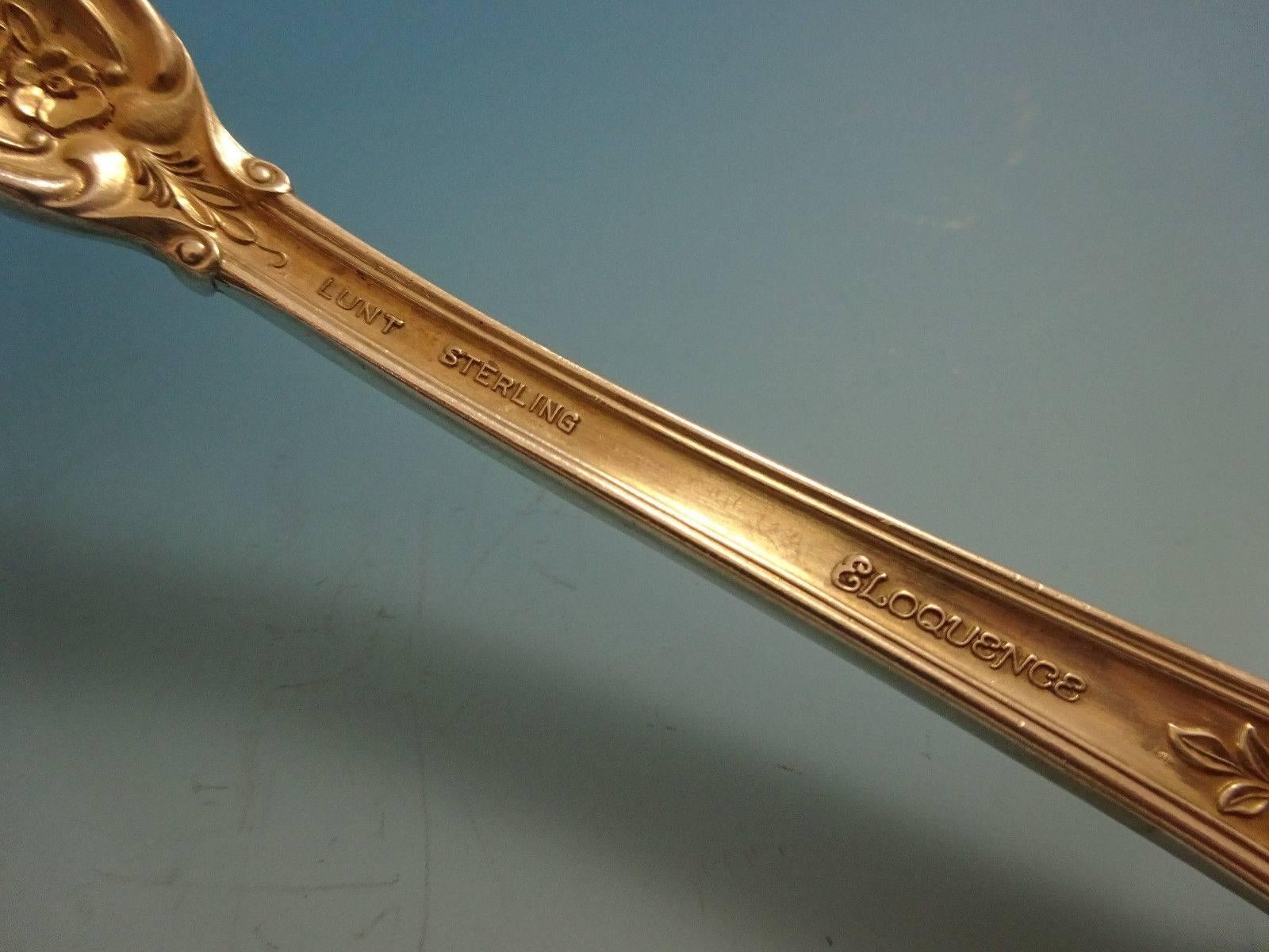 Eloquence by Lunt Sterling Silver Flatware Set 12 Service 70 Pcs Dinner Size 2
