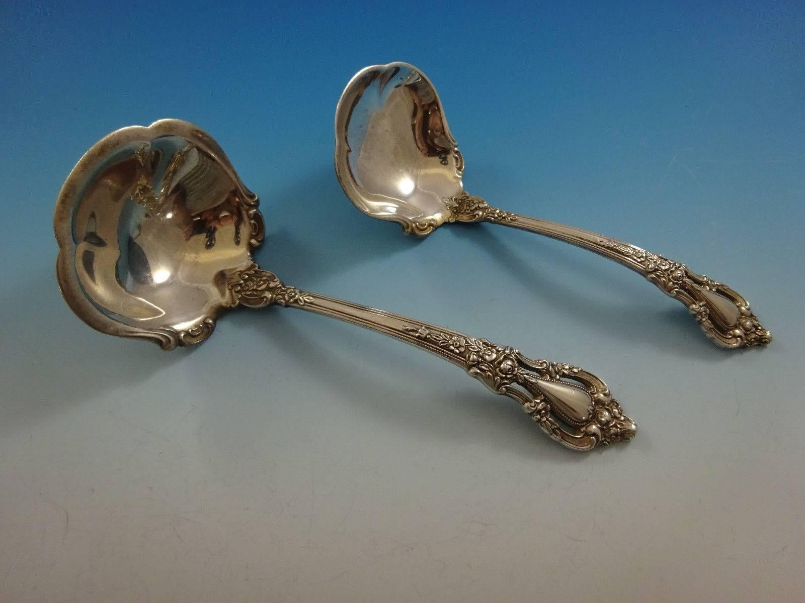 20th Century Eloquence by Lunt Sterling Silver Flatware Set 12 Service 70 Pcs Dinner Size