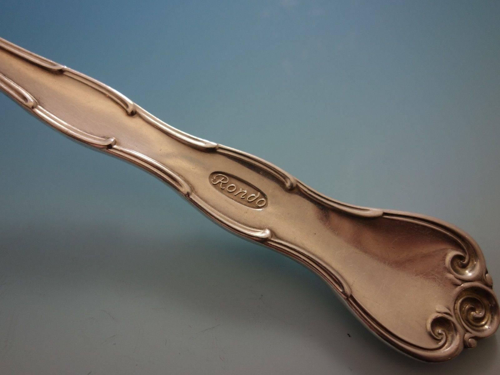 Ensemble de couverts en argent sterling 12 services Rondo by Gorham, 81 pièces en vente 4