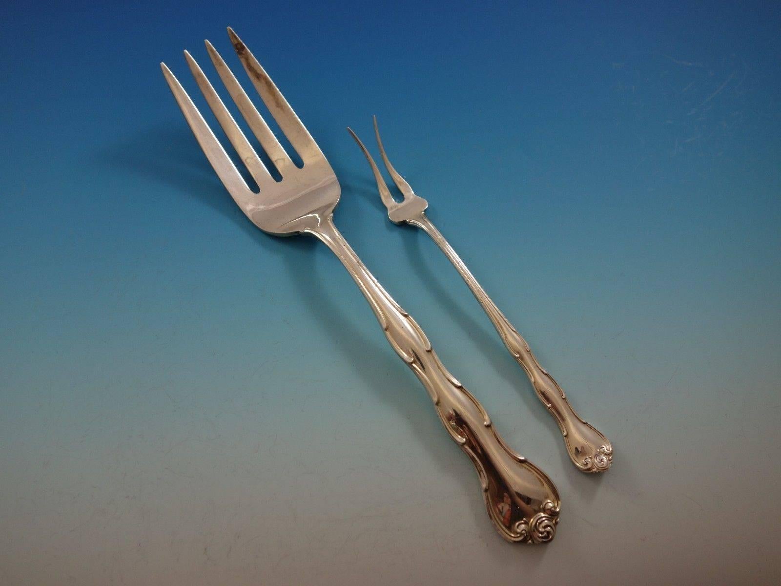 Ensemble de couverts en argent sterling 12 services Rondo by Gorham, 81 pièces en vente 3