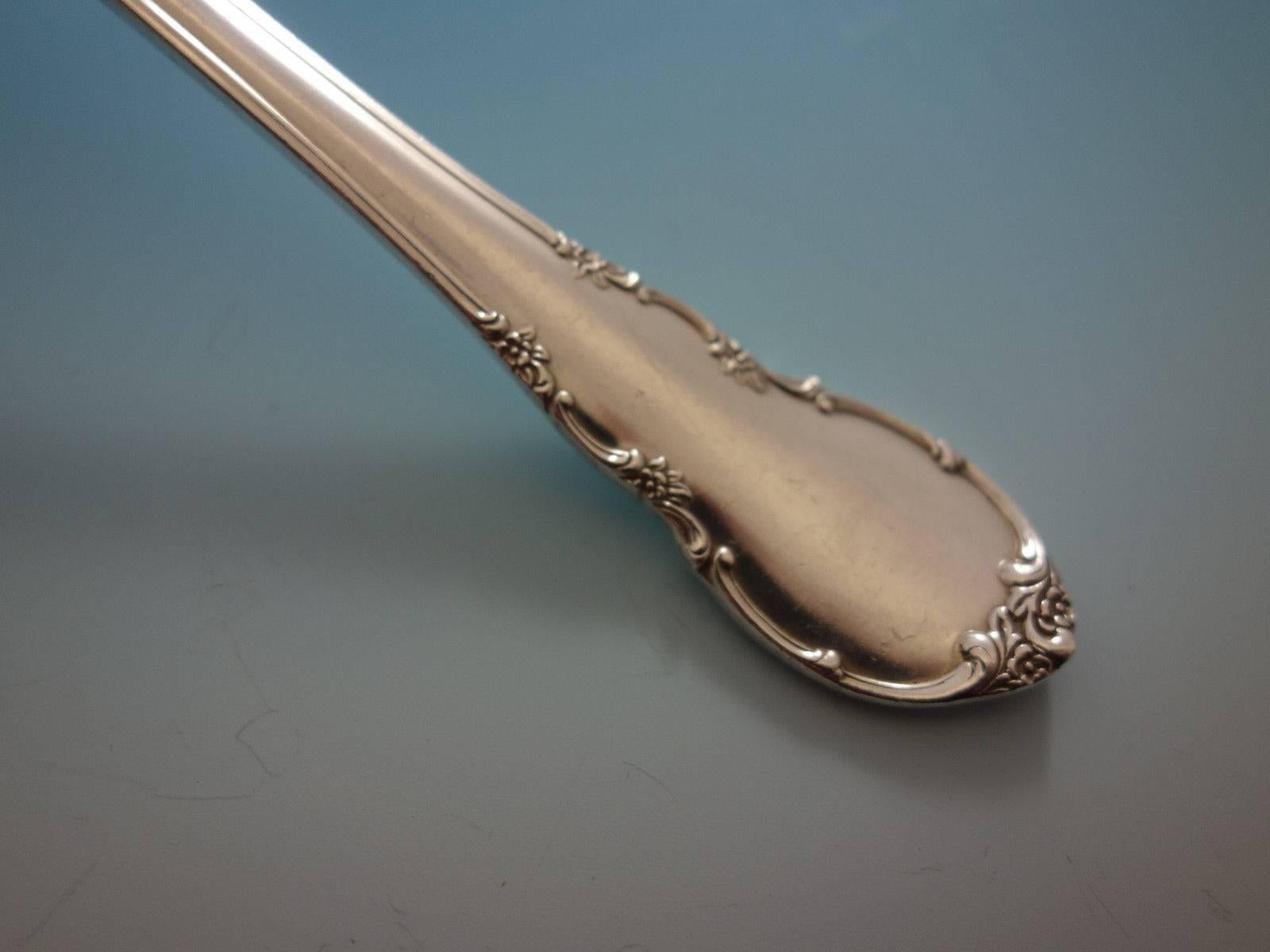 Modern Victorian by Lunt Sterling Silver Flatware Set for 8 Service 30 Pieces In Excellent Condition In Big Bend, WI