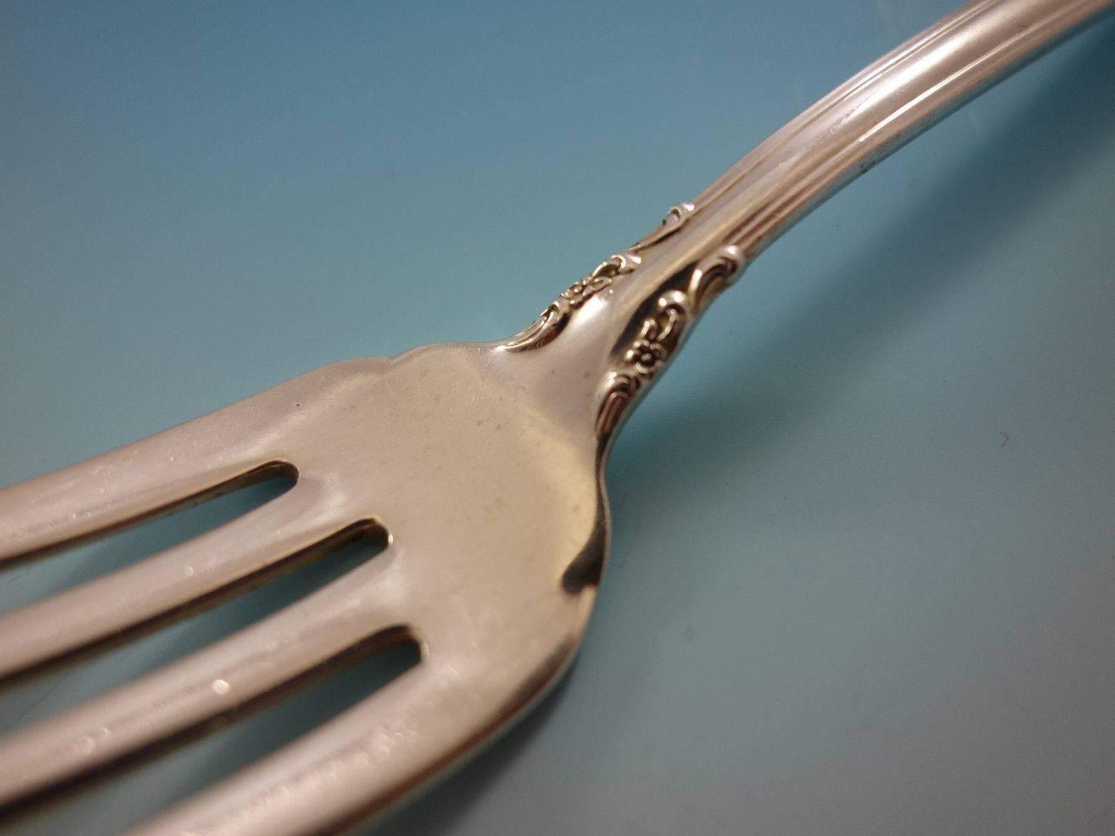 19th Century Modern Victorian by Lunt Sterling Silver Flatware Set for 8 Service 30 Pieces