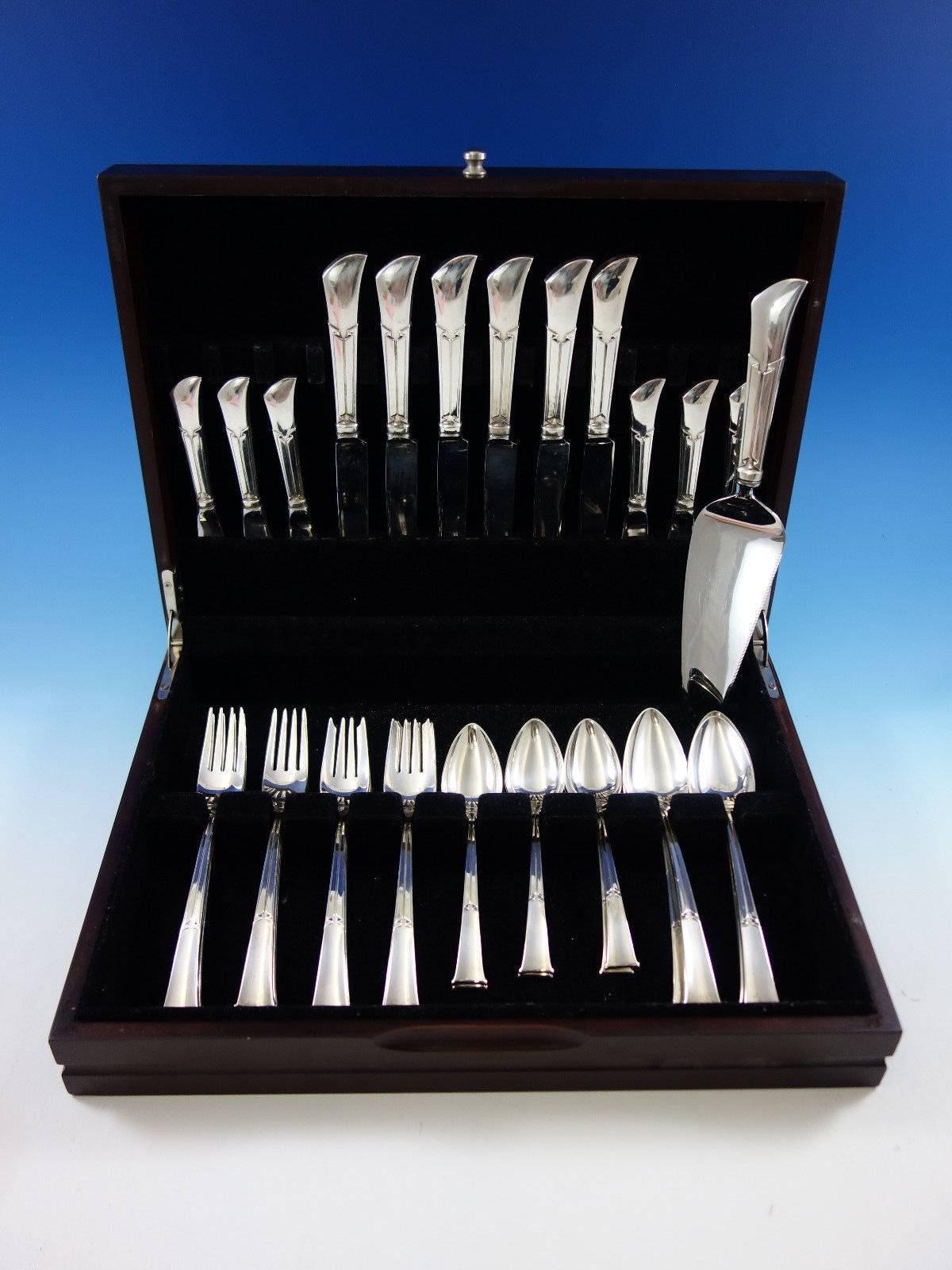 Linenfold by Tiffany and co. sterling silver flatware set - 37 pieces. Great starter set! This set includes: six knives, 9
