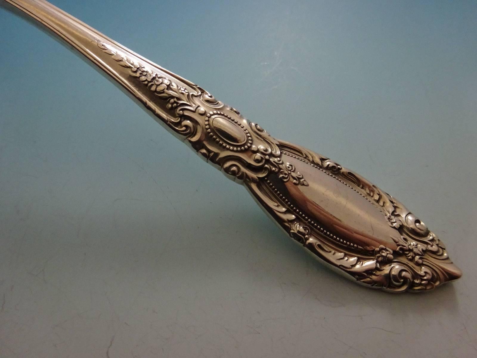 20ième siècle Service de table en argent sterling King Richard par Towle, 8 personnes, 62 pièces, taille dîner en vente