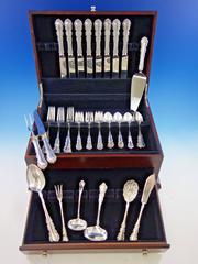 Georgian Rose by Reed and Barton Sterling Silver Flatware Set 41 Pcs Dinner Size