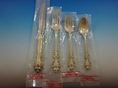 Spanish Baroque by Reed and Barton Sterling Silver Flatware Set 44 Pc New