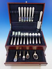 Corsage by Stieff Sterling Silver Flatware Set, six Service Luncheon, 30 Pieces