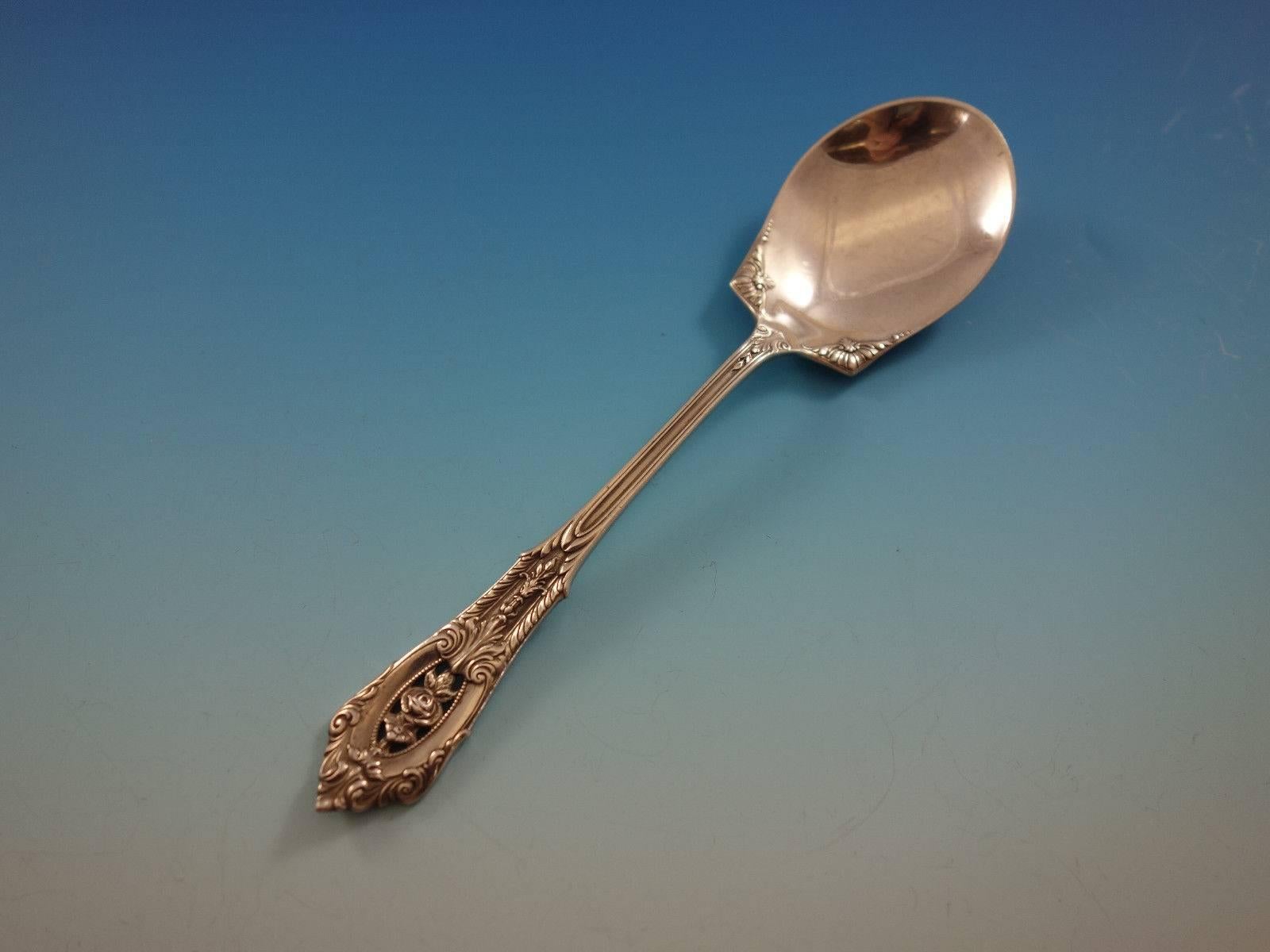 XX secolo Rose Point by Wallace Set di posate in argento per 8 persone Servizio di 41 pezzi per la cena in vendita